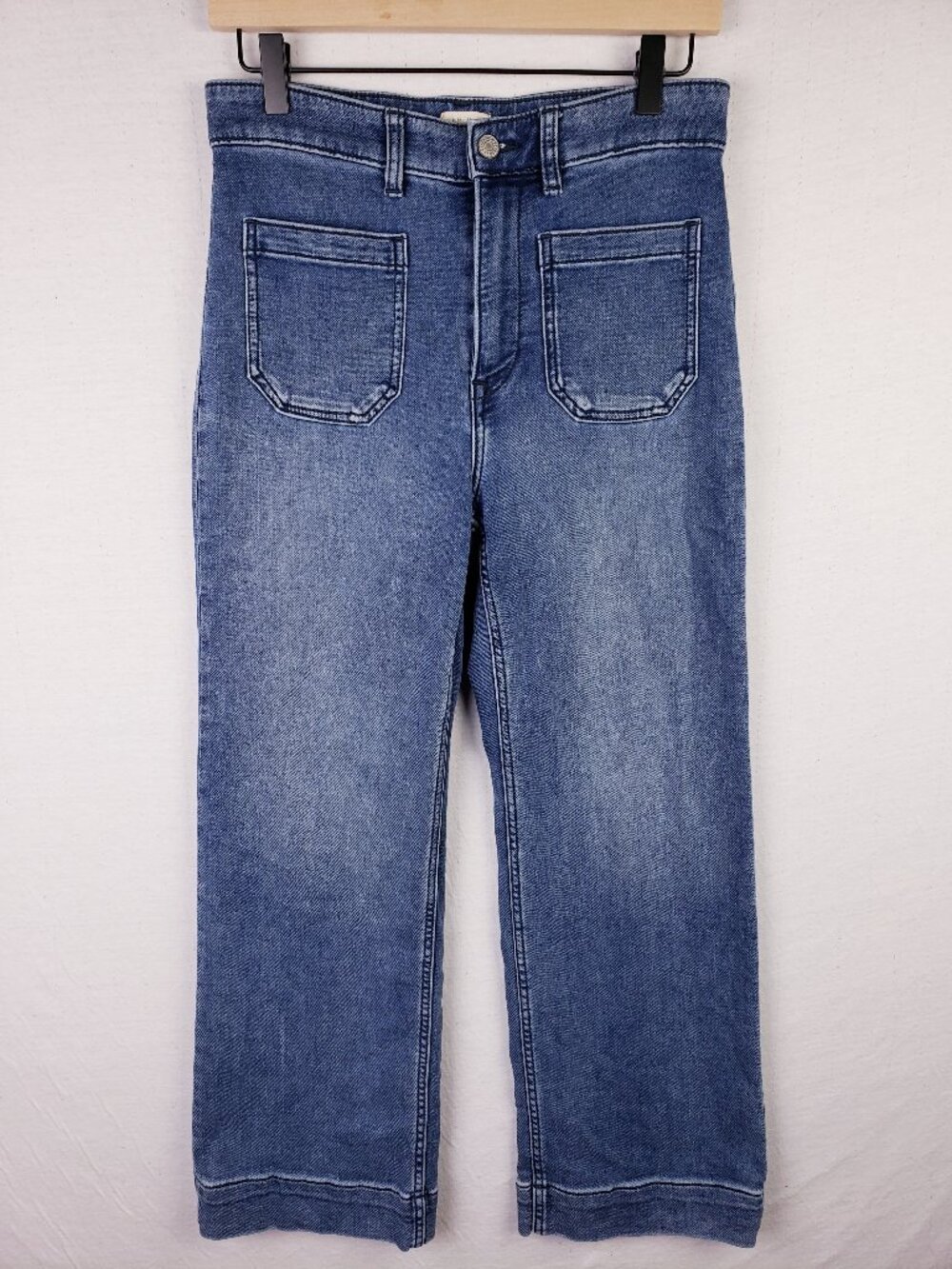Faherty Ankle Pant Stretch Terry Patch Pocket in Riverton size 28